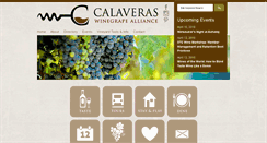 Desktop Screenshot of calaveraswines.org